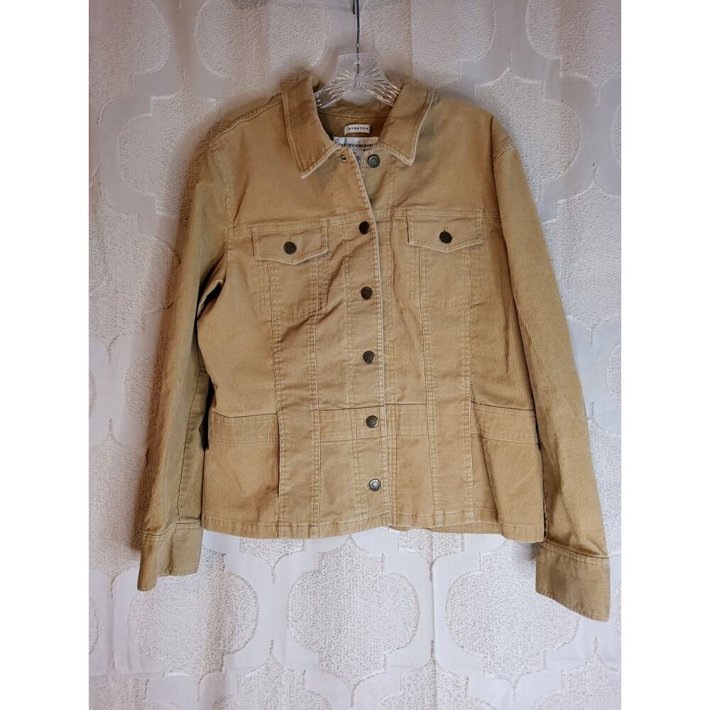 #270 Excellent Pre-Loved Women's Jones New York Sport Tan Jacket Size XL